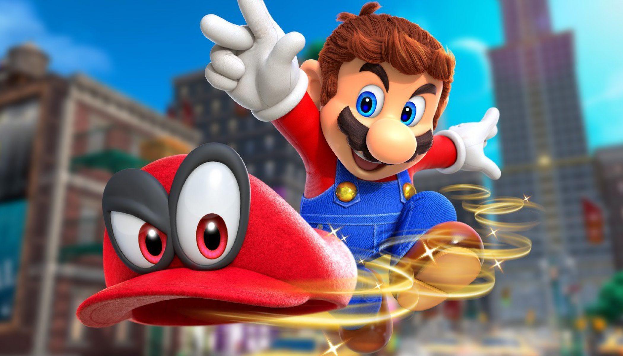 Super Mario Odyssey poster