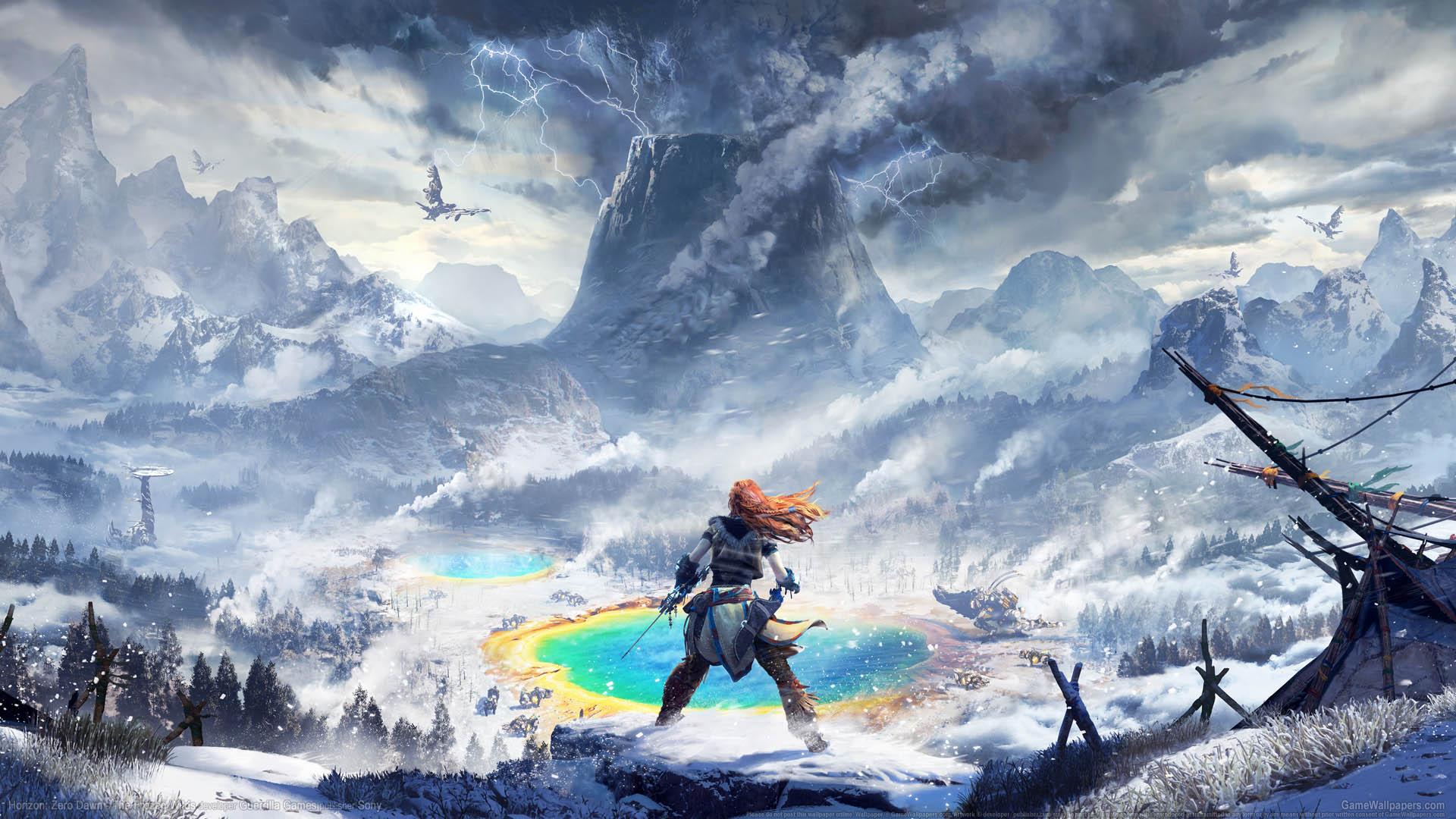 Horizon Zero Dawn: The Frozen Wilds poster